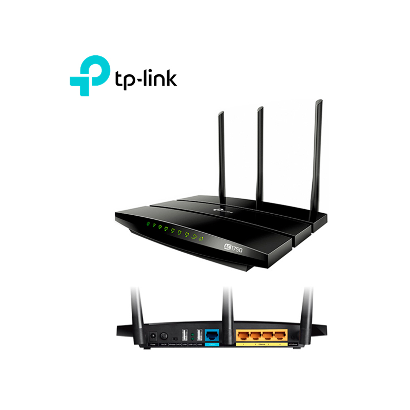 ROUTER INALAMBRICO TP-LINK ARCHER C7, GIGABIT BANDA DUAL AC1750.