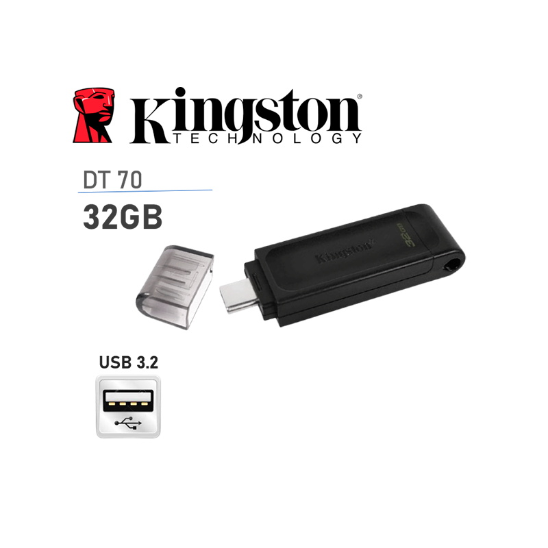 MEMORIA USB-C 32GB KINGSTON DT 70
