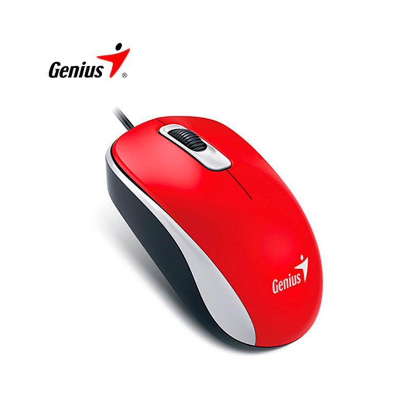 MOUSE GENIUS DX-110 USB OPTICO RED