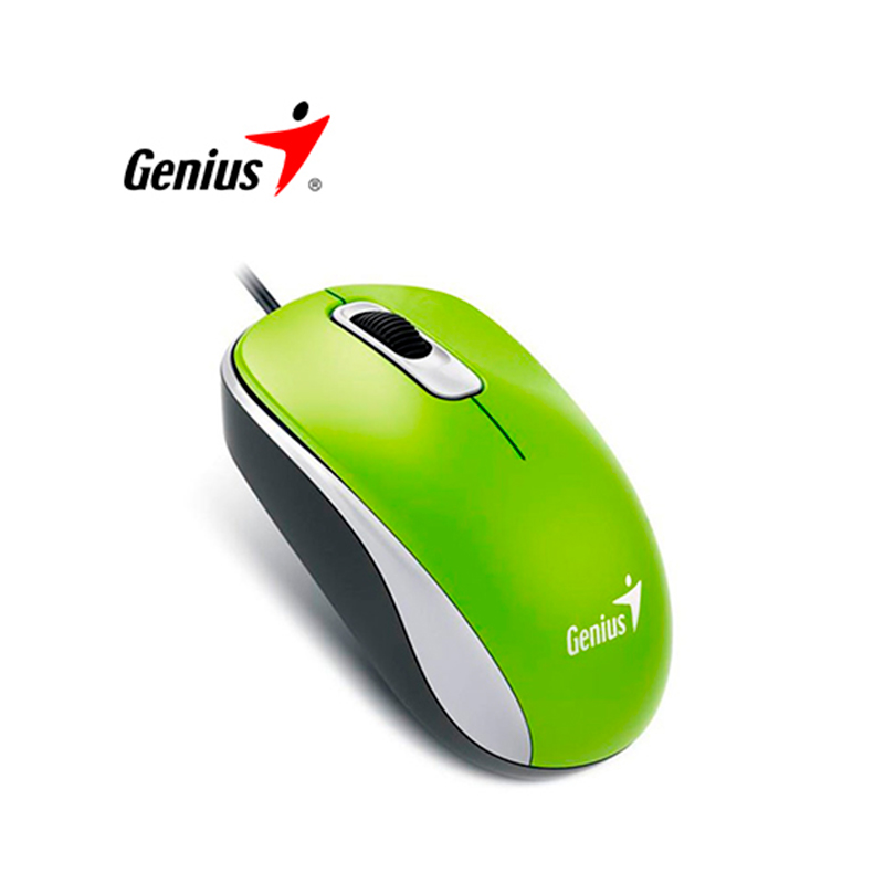 MOUSE GENIUS DX-110 USB OPTICO GREEN