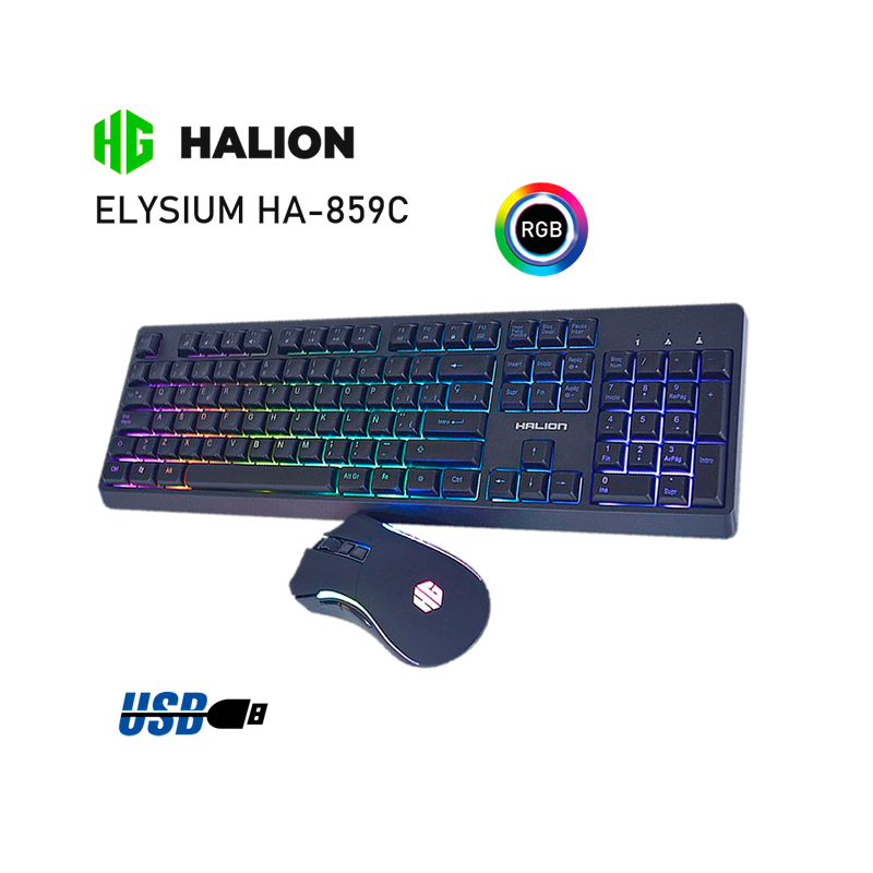 KIT GAMER HALION ELYSIUM HA-859C