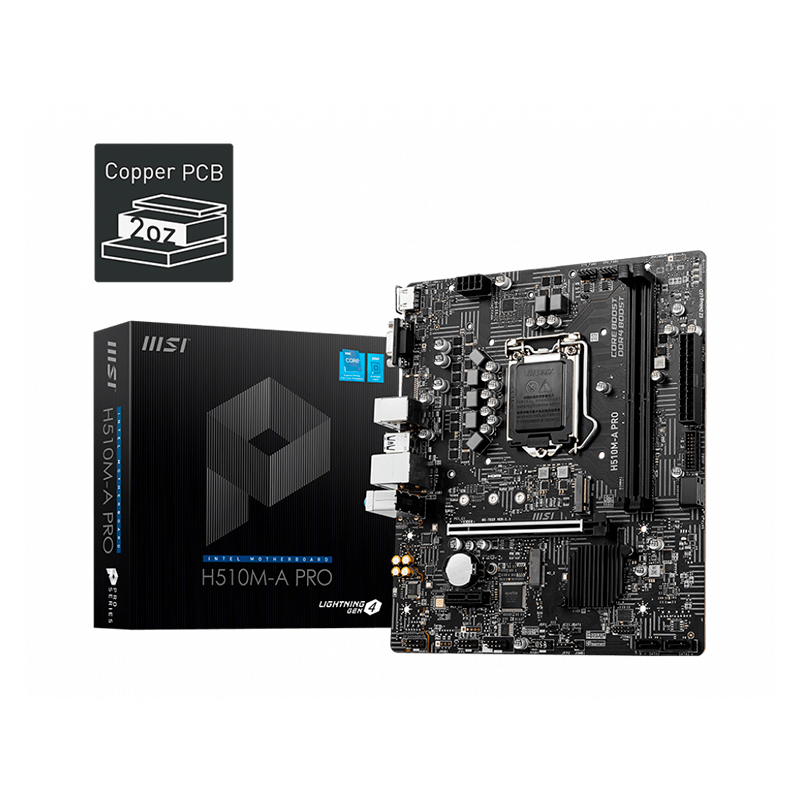 PLACA MSI H510M-A PRO, LGA1200