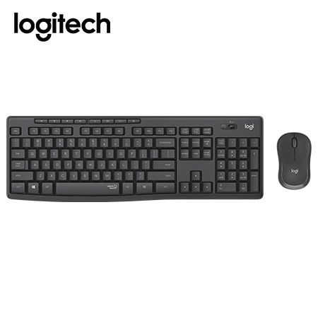TECLADO LOGITECH + MOUSE MK295 WIRELESS USB BLACK
