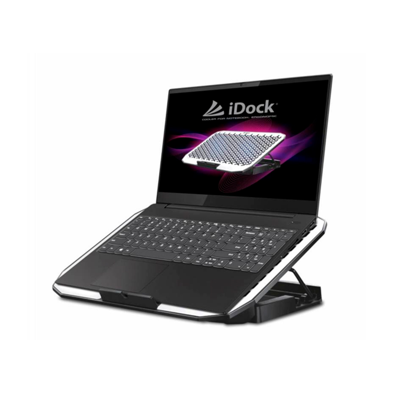 COOLER PARA LAPTOP N5 ARTIC SILVER BLUE LED IDOCK