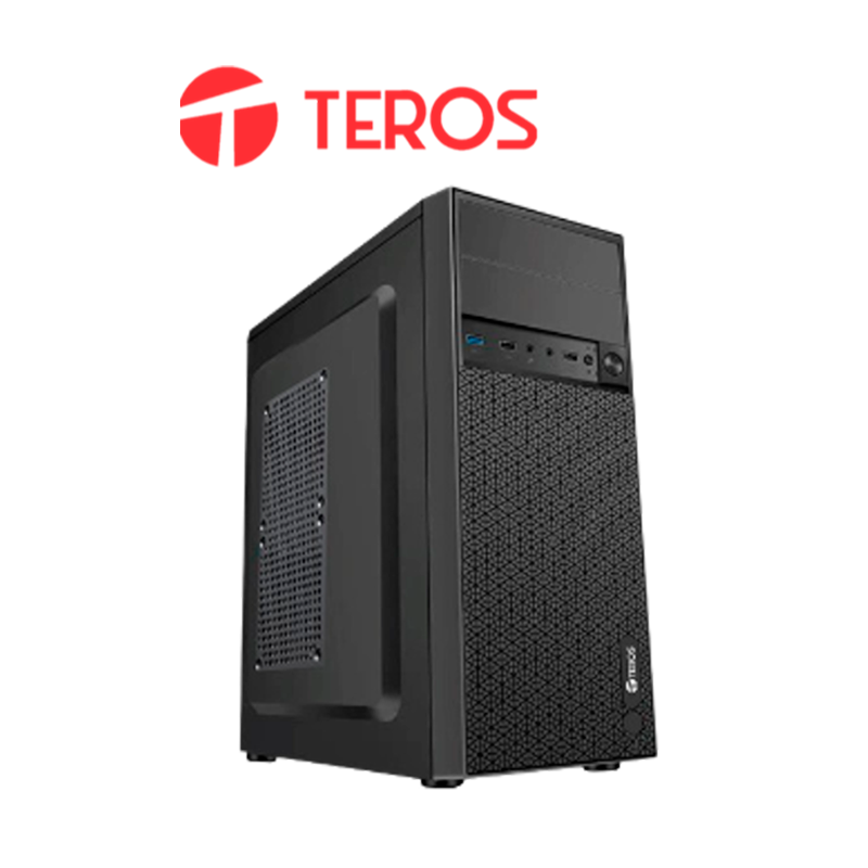 CASE TEROS TE1076N, MID TOWER, ATX, 250W
