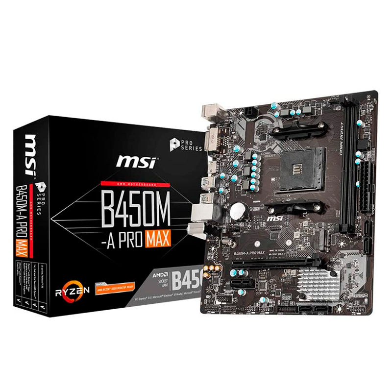PLACA MSI B450M PRO-M2 MAX