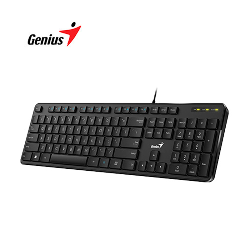 TECLADO GENIUS SLIMSTAR M200 USB MULTIMEDIA BLACK