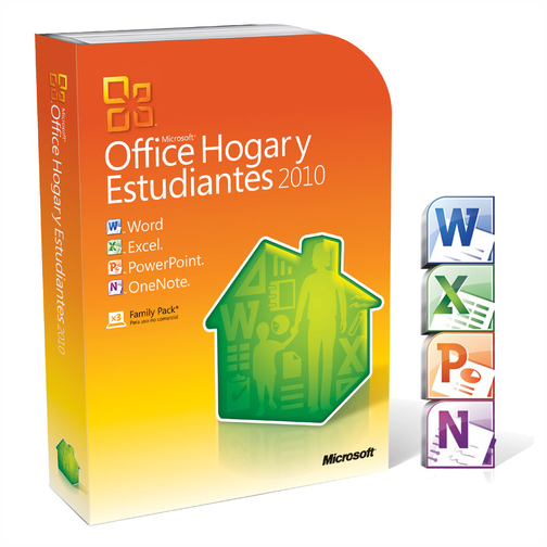 LICENCIA OFFICE HOGAR Y ESTUDIANTE 2010, ESTUCHE OFFICE 2010 MICROSOFT