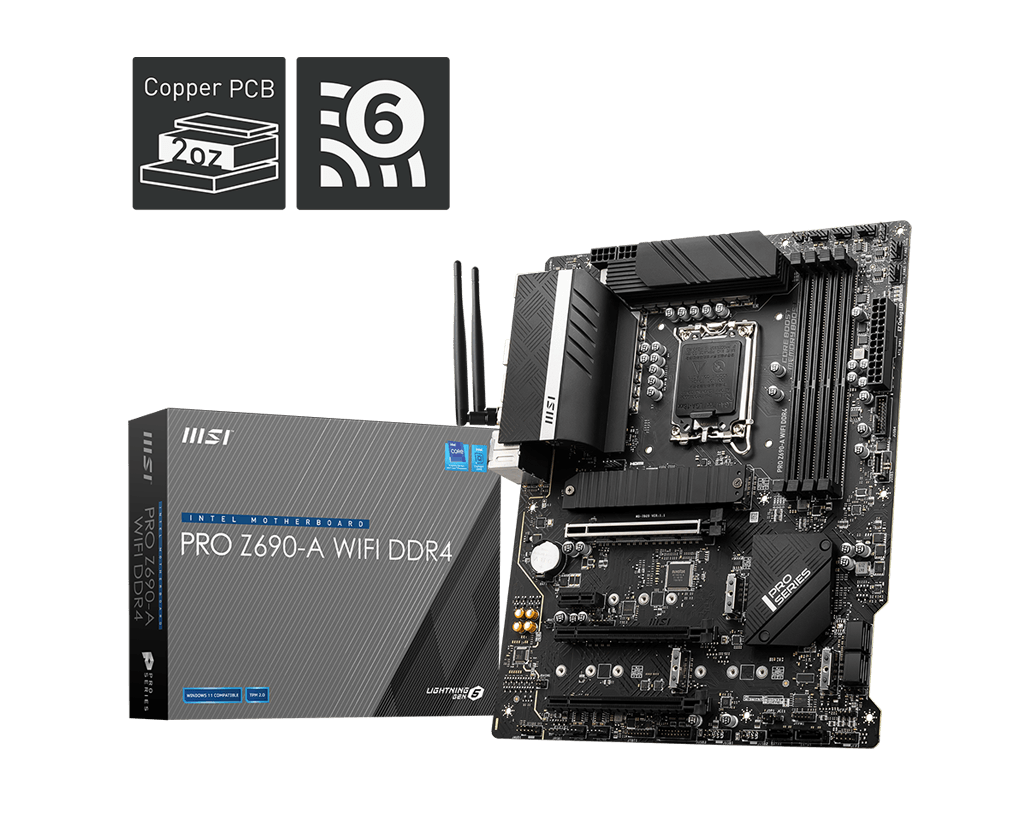 PLACA MSI PRO Z690-A WIFI DDR4